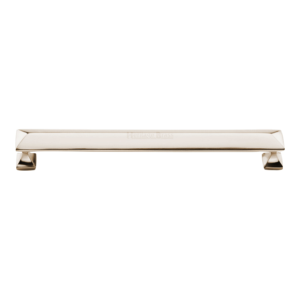 C2231 203-PNF • 203 x 220 x 35mm • Polished Nickel • Heritage Brass Pyramid Cabinet Pull Handle